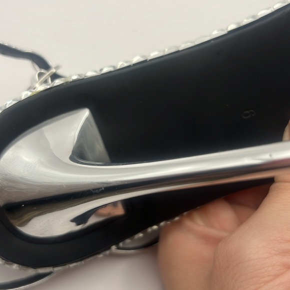 BRIK-BLACK STILETTO SANDAL size 9 - Picture 6 of 15